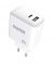 Faster USB-C Super Fast Charging Wall Charger with PD Cable White (PD-45W) - On Installments -SE