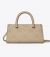 T Monogram Embossed East West Small Rectangular Tote - Fresh Clay