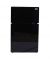 Gaba National Freezer-On-Top Glass Door Refrigerator Black (GNR-187 G.D) - On Installments - IS-0195