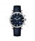 Timezone Vaur Moment Watch For Men (TZ-1334)-Blue - On Installments - IS-0205