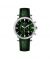 Timezone Vaur Moment Watch For Men (TZ-1334)-Green - On Installments - IS-0205