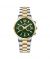 Timezone SoulSync Harmony Watch For Men Two Tone Golden (TZ-1323)-Green - On Installments - IS-0205