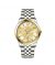 Timezone Infinity Nebula Watch For Men Two Tone Golden ( TZ-1333)-Gold - On Installments - IS-0205