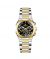 Timezone Voltamic Supreme Watch For Men Two Tone Golden (TZ-1326)-Black - On Installments - IS-0205