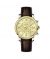 Timezone Vaur Revolution Watch For Men (TZ-1334)-Gold - On Installments - IS-0205