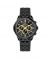Timezone Chronograph Delta Vortex Watch For Men (TZ-1327)-Gold - On Installments - IS-0205