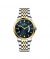 Timezone Prisma Spectra Watch For Men Two Tone Gold  (TZ-1332)-Blue - On Installments - IS-0205