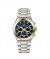 Timezone Timeshift Chrono Watch For Men (TZ-1328)-Blue - On Installments - IS-0205