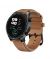 Yolo Ultron Smart Watch Leather Strap-Deep Black - On Installments - IS-0207