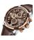 Naviforce Fortuitus Chronograph Men's Watch Dark Brown (NF-8020-6) - On Installments - IS-0140