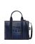 Marc Jacobs The Medium Denim Photo Print Leather Tote - 13In