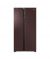 Haier Inverter Side-by-Side Refrigerator 16 Cu Ft Chocolate Glass (HRF-622ICG) - On Installments - IS-0049