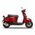 Road Prince Bella 100 Petrol Scooter Automatic - 2024 Model-Red-None - On Installments - IS-0151