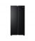 Haier Inverter Side-by-Side Refrigerator 15 Cu Ft Black Metal (HRF-522IBS) - On Installments - IS-0081