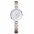 Obaku V183LXCISC Two Tone Chain White Analog Dial Ladies Watch On Installment ST